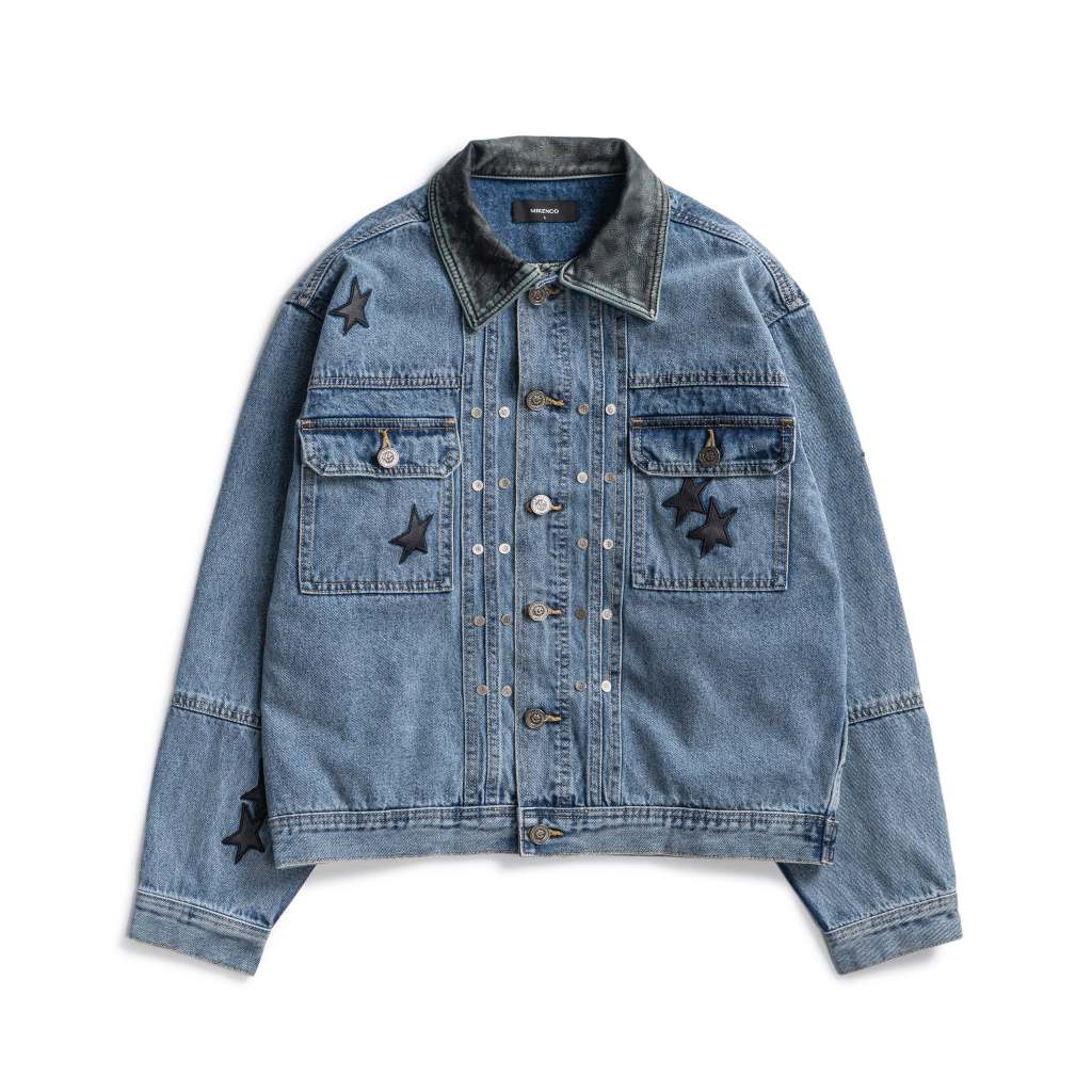 Áo khoác bò unisex MIKENCO Counting Star Denim Jacket