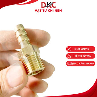 Cút Nối Nhanh Ren Ngoài Đuôi Chuột Thau - Đuôi Chuột Nối Ông Hơi