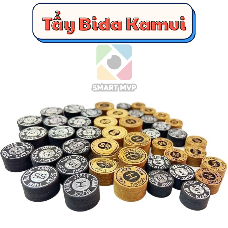 Đầu Cơ Bida Kamui 8 Lớp Cao Cấp - Đầu Cơ Bida Kamui Dày 8 Lớp Độ Bám Cao