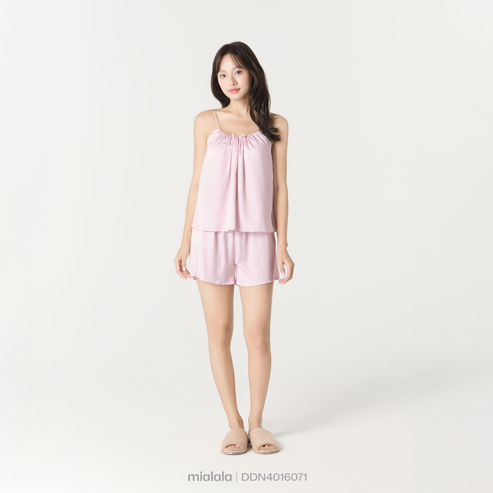 Mialala Đồ Ngủ Thiết Kế 2 Dây 6071 Chất Liệu Lụa Mềm Mại Có Sẵn Mút Ngực Tiện Lợi | BigBuy360 - bigbuy360.vn
