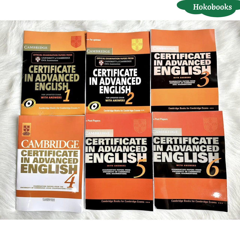 Sách - Certificate in Advanced English (CAE) 1,2,3,4,5,6 - tặng audio - Bản in lazer đẹp nét