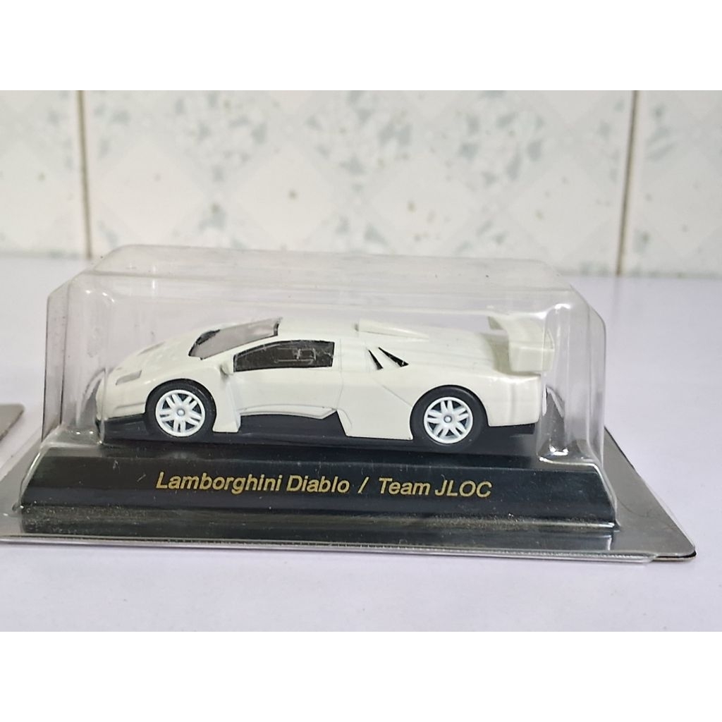KYOSHO 1/64 - LAMBORGHINI DAIBLO / TEAM JLOC MÀU TRẮNG