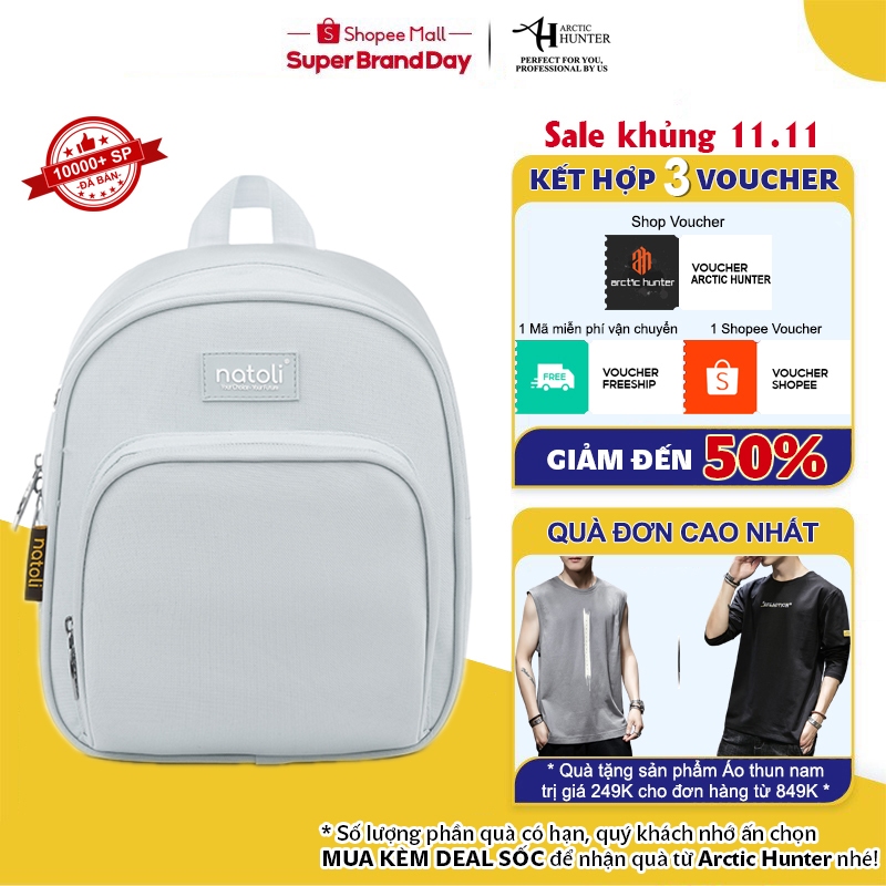 Mini Backpack NATOLI Sweetie Pie B6 – Balo Nữ Đi Học & Du Lịch