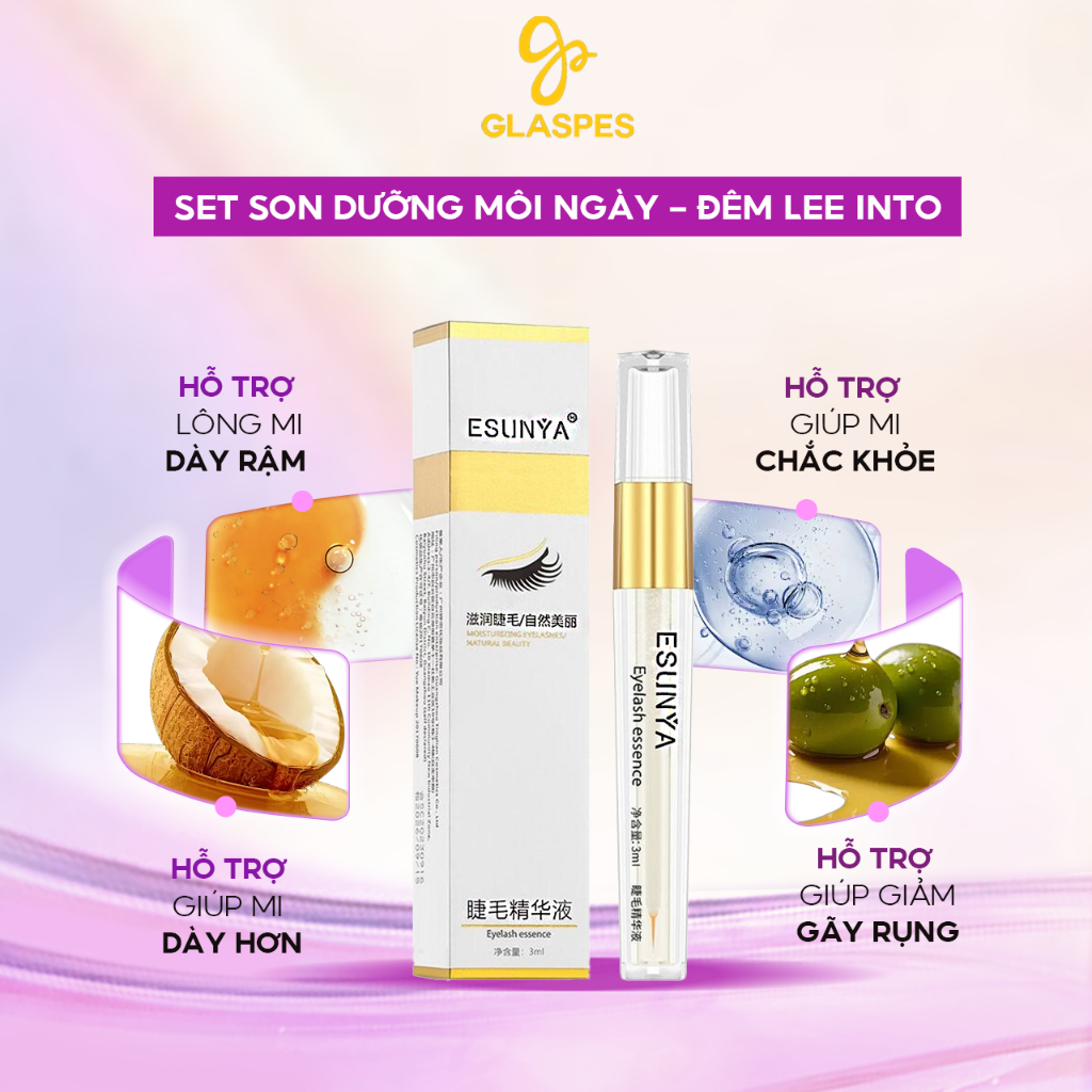 Serum Dưỡng Dài Lông Mi ESUNYA, Giúp Nuôi Dưỡng Sâu, Giúp Lông Mi Dài Và Mảnh Mai