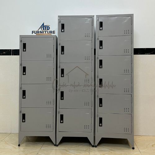 Tủ locker nhân viên- Tủ locker tầng mini nhỏ gọn 3-4-5-6 tầng có khoá