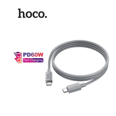 Cáp sạc nhanh hỗ trợ truyền dữ liệu Hoco X107 PD60W Type-C to Type-C dùng cho Android/Oppo/Samsung/IP15/16/17 dài 1M