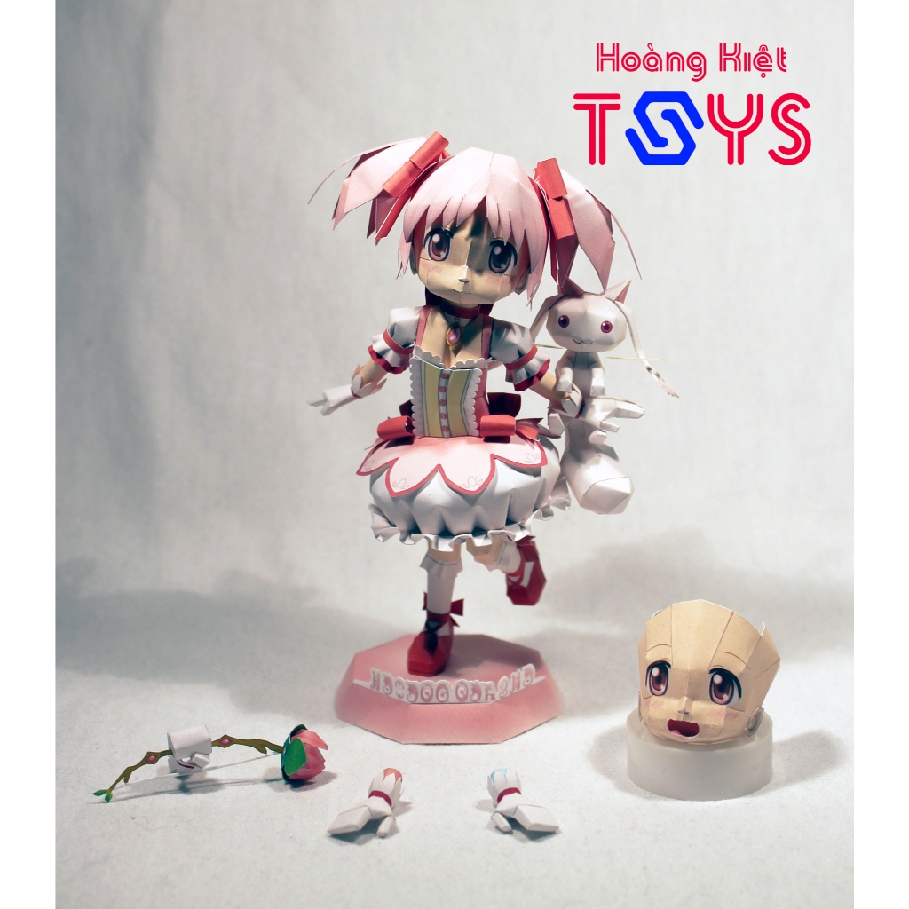 Mô hình giấy anime girl [Puella Magi Madoka Magica] Madoka Kaname