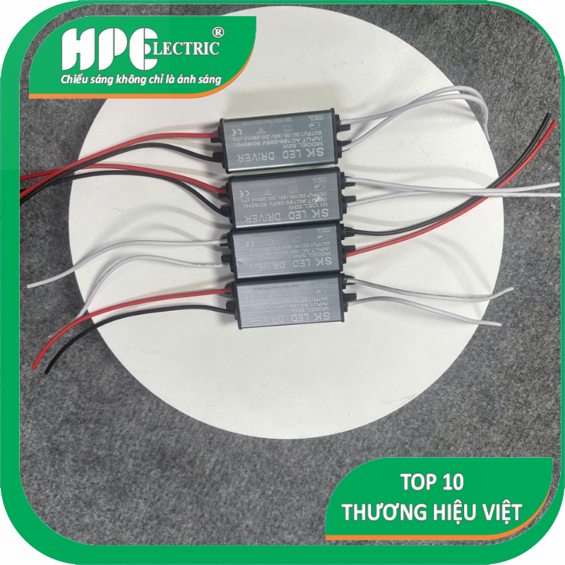 COMBO 2 NGUỒN ĐÈN LED DRIVER 50W TĂNG PHÔ PHA LED 50W CHÍNH HÃNG )