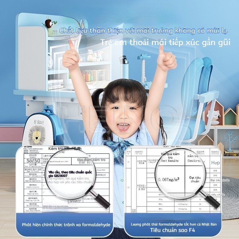 HEINO Bộ Bàn Học Thông Minh Cao Cấp Cho Bé Từ3 Tuổi Tới 16 Tuổi Chống Gù Chống Cận Có Nâng Hạ Độ Cao | BigBuy360 - bigbuy360.vn