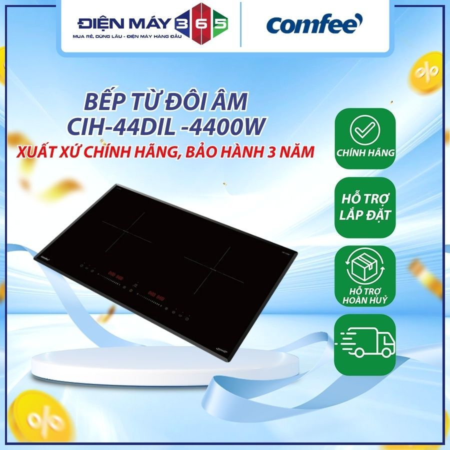 Bếp từ đôi lắp âm Comfee CIH-44DIL -4400W - DNH