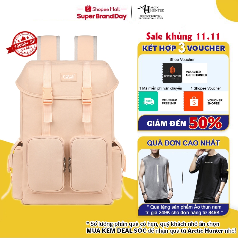 Balo Du Lịch & Đi Học NATOLI WOLFI Backpack B7 – Nhiều Ngăn