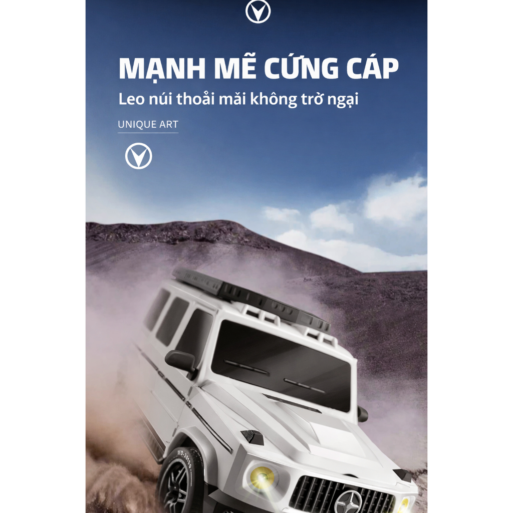 Siêu xe địa hình leo núi tốc độ điều khiển có trạm pin sạc 1:22 Urban Car G36
