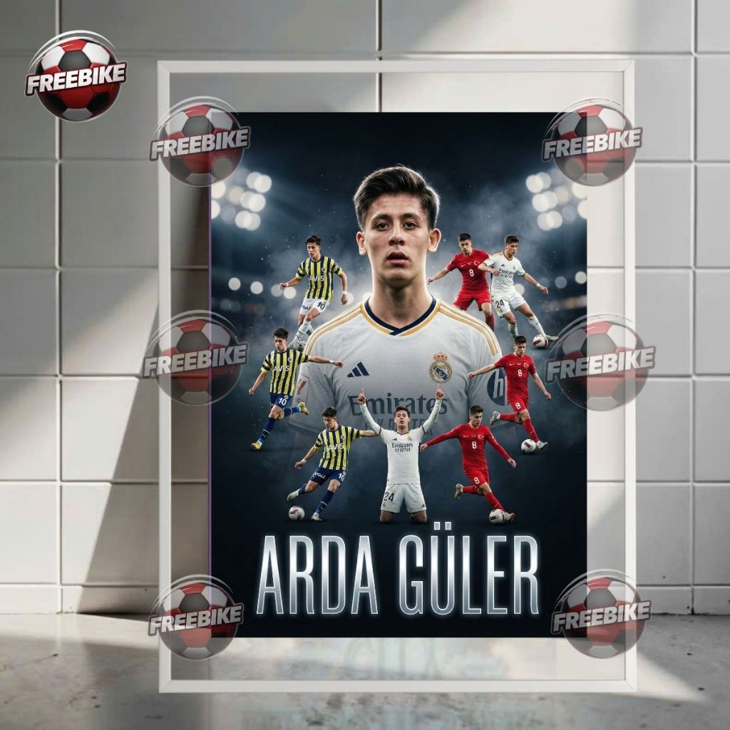 KHUNG POSTER BẰNG KÍNH PHA LÊ CAO CẤP ARDA GULER