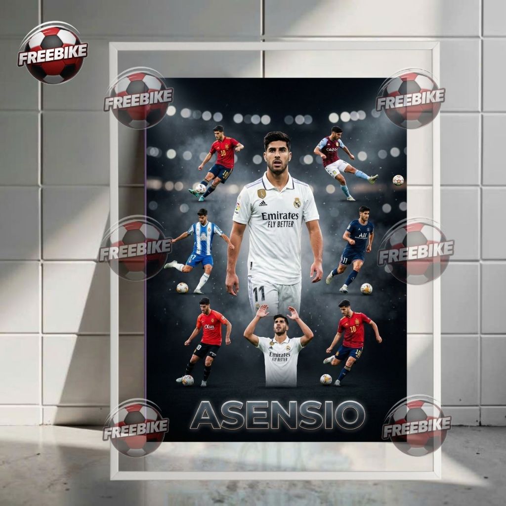 KHUNG POSTER BẰNG KÍNH PHA LÊ CAO CẤP ASENSIO MẪU 2