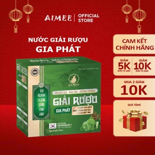 Giải Rượu Gia Phát - Tỉnh Táo Nhanh, Không Lo Đau Đầu, Mệt Mỏi