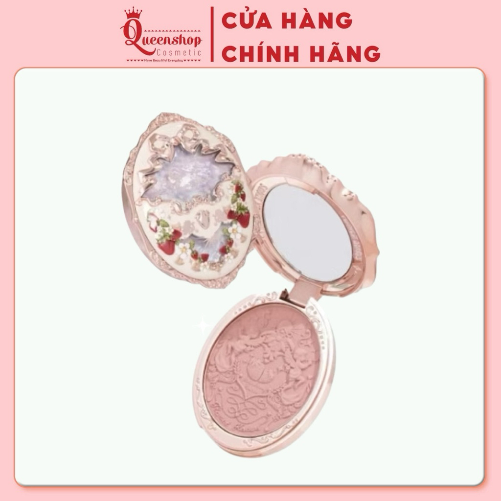 (Có sẵn) Phấn má hồng Hoa biết dâu thiên thần Flower knows Flower know Strawberry Rococo Series Embo