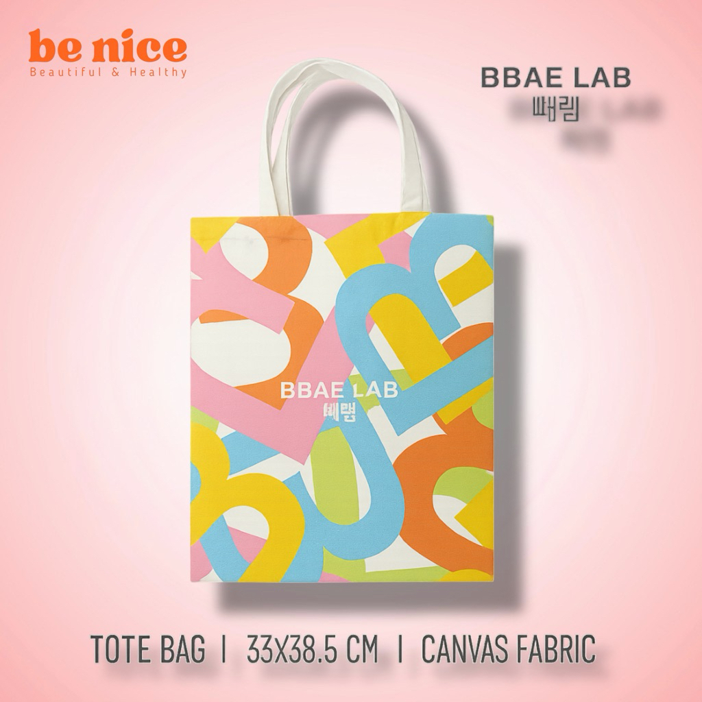 Túi tote vải bố canvas Balporo BBae Lab Hàn Quốc chính hãng - Be Nice
