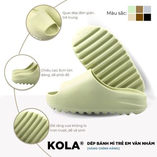 Dép Bánh Mì Trẻ Em KOLA Vân Nhám Đế Răng Cưa Đúc Nguyên Khối - Đế Răng Cưa Chống Trơn Trượt