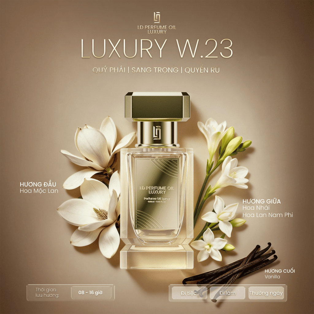WOMEN.23 (J'adore) - LD Perfume Oil Luxury | Tinh dầu nước hoa cao cấp