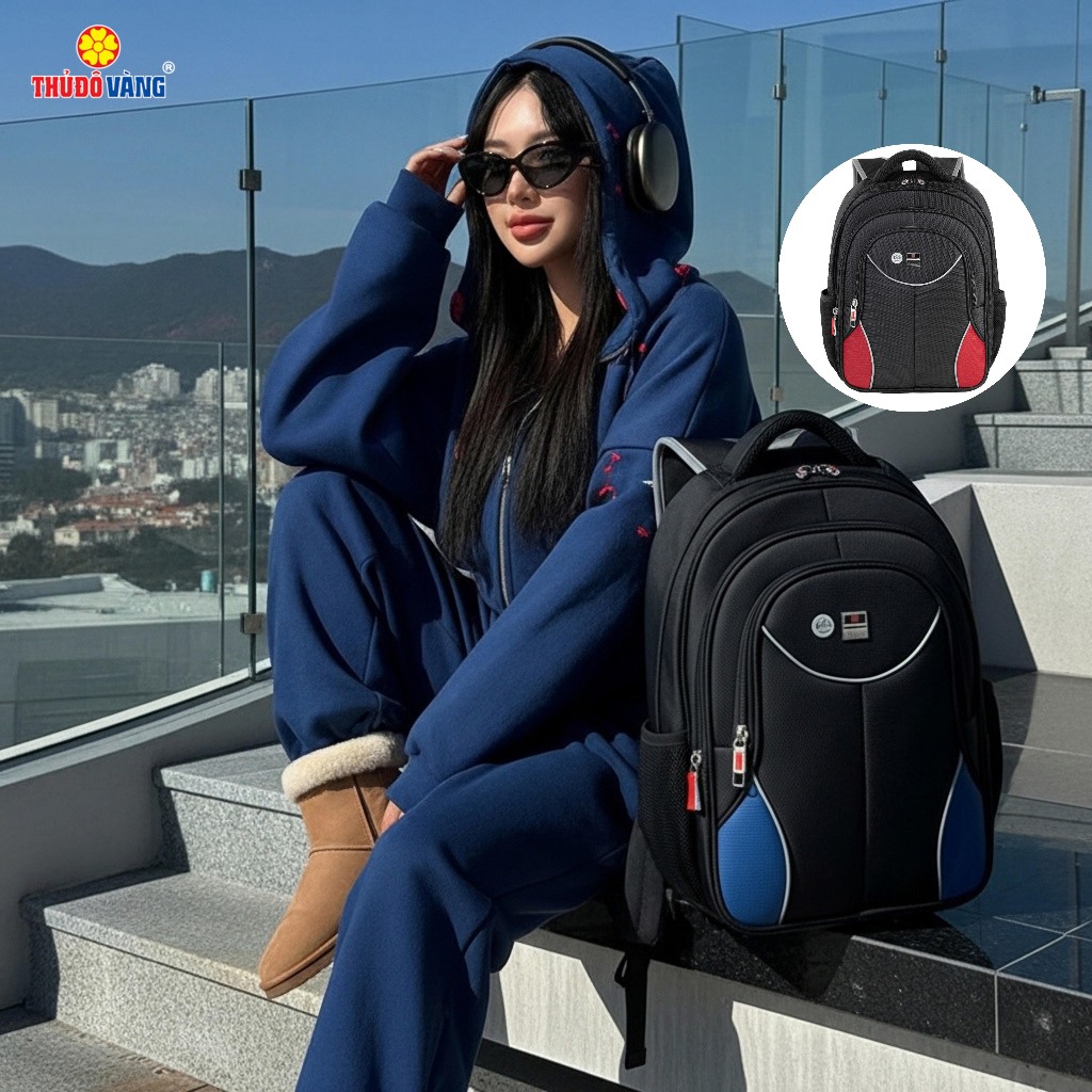 [THỦ ĐÔ VÀNG] Balo Nam Nữ size nhỏ Đi Làm, Đi Học, Đi Du Lịch BL400