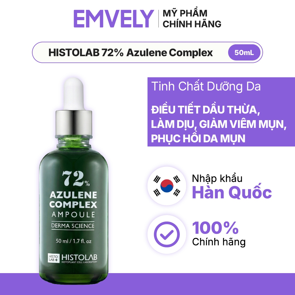 Tinh Chất Dưỡng Da HISTOLAB 72% Azulene Complex Ampoule (50mL)