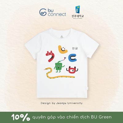 Áo ngắn tay Funny Letters Bu Connect BU Baby KBC3300FY