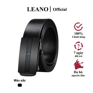 Thắt lưng nam cao cấp LEANO, Dây nịt nam full hộp - 579