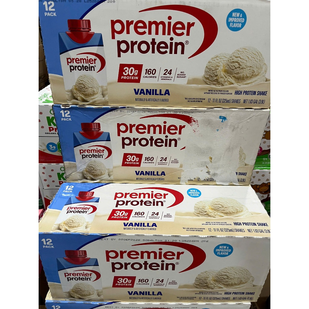 Sữa Orgain High Protein Shake (Thùng 12 Hộp) , Giàu Protein Vị Vani