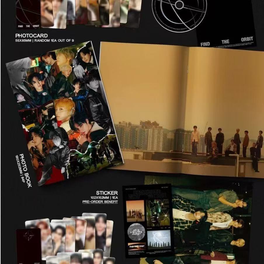 CRAVITY single album FIND THE ORBIT PB version is brand new