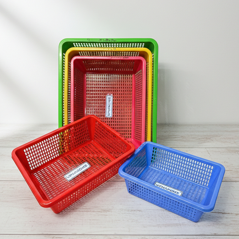 [Giá Xưởng] Rổ Nhựa Chữ Nhật WinHome – Nhiều Size Lựa Chọn – Đựng Đồ Đa Năng, Sắp Xếp Gọn Gàng