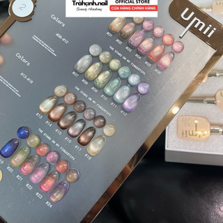 Set sơn gel mắt mèo umii 24 màu(ảnh thật shop chụp)