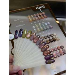 Set sơn gel mắt mèo umii 24 màu(ảnh thật shop chụp)