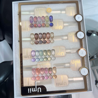 Set sơn gel mắt mèo umii 24 màu(ảnh thật shop chụp)