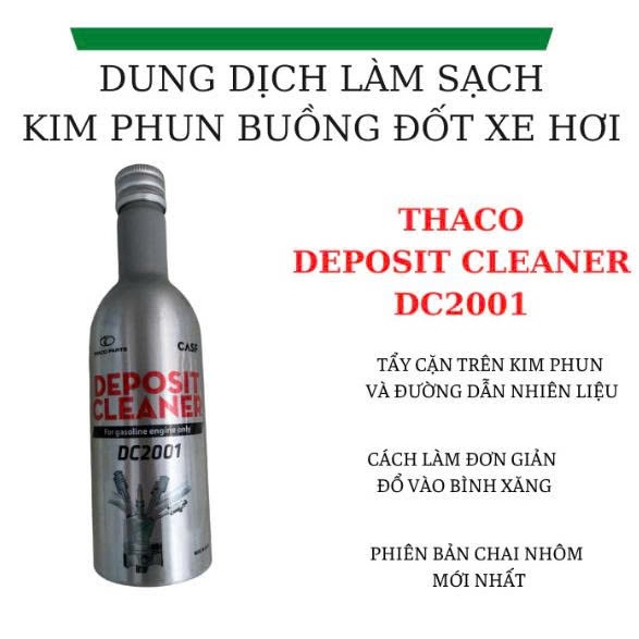 Dung Dịch Vệ Sinh Kim Phun Buồng Đốt Chính Hãng THACO-Deposit Cleaner 200ml KOREA