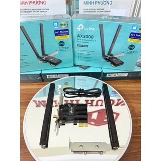 Cạc mạng không dây TP-Link PCI-E Archer TX55E (Chuẩn AX/ AX3000Mbps/ 2 Ăng-ten ngoài/ Bluetooth)