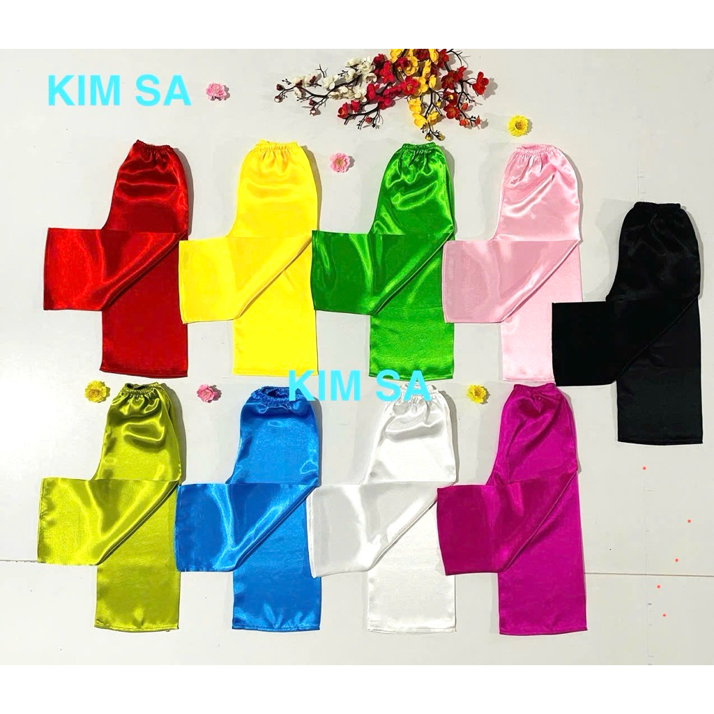 Quần phi lụa mặc cùng áo dài cho bé gái từ 2-6 tuổi