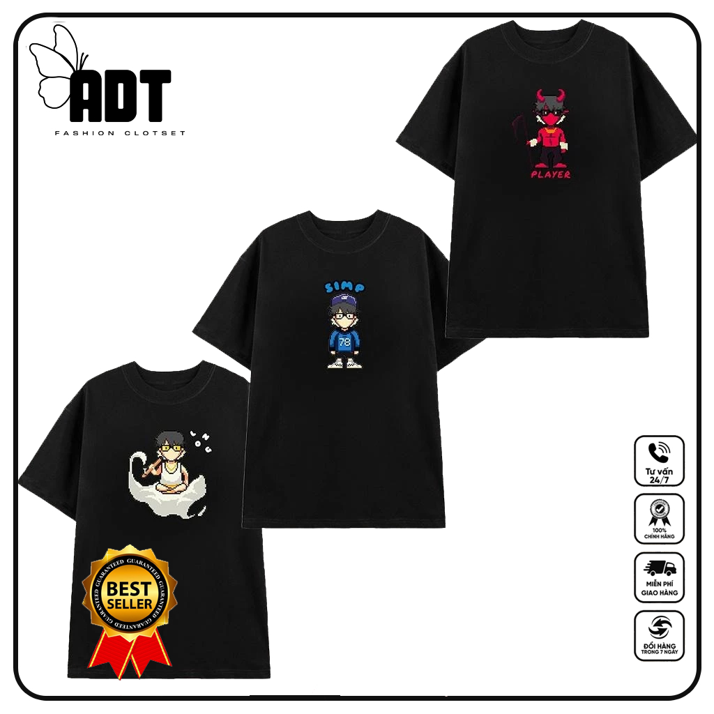 Áo Phông T-shirt "SIMP" [LOW G PIXEL COLLECTION]