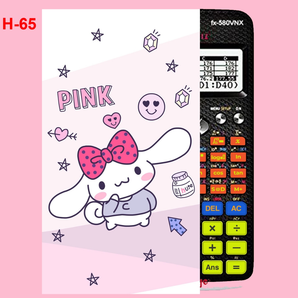 Hình dán Máy tính CASIO fx570, fx580...Cinnamorol