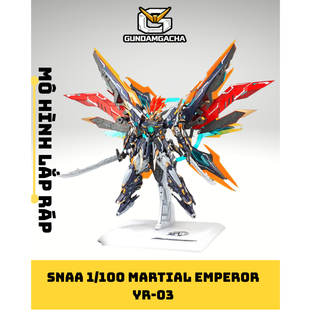Mô Hình Lắp Ráp SNAA 1/100 MARTIAL EMPEROR YR-03 – Plastic Model Kit | Gundamgacha