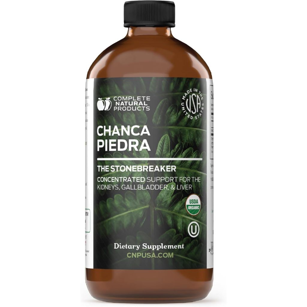 Comp/lete Natu-ral Products Made with pure Organic Cha=nca Piedra helps support liver, gallbladder, 