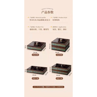 [NHẬN TRƯỚC TẾT] Hộp gỗ đựng Bánh kẹo Tết Bính Ngọ 2026 - Đựng hoa quả sấy - Tặng Lixi tết May Mắn