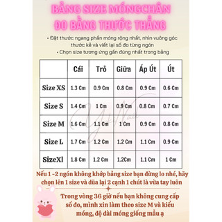 Móng chân thiết kế / Nailbox hàng thủ công
