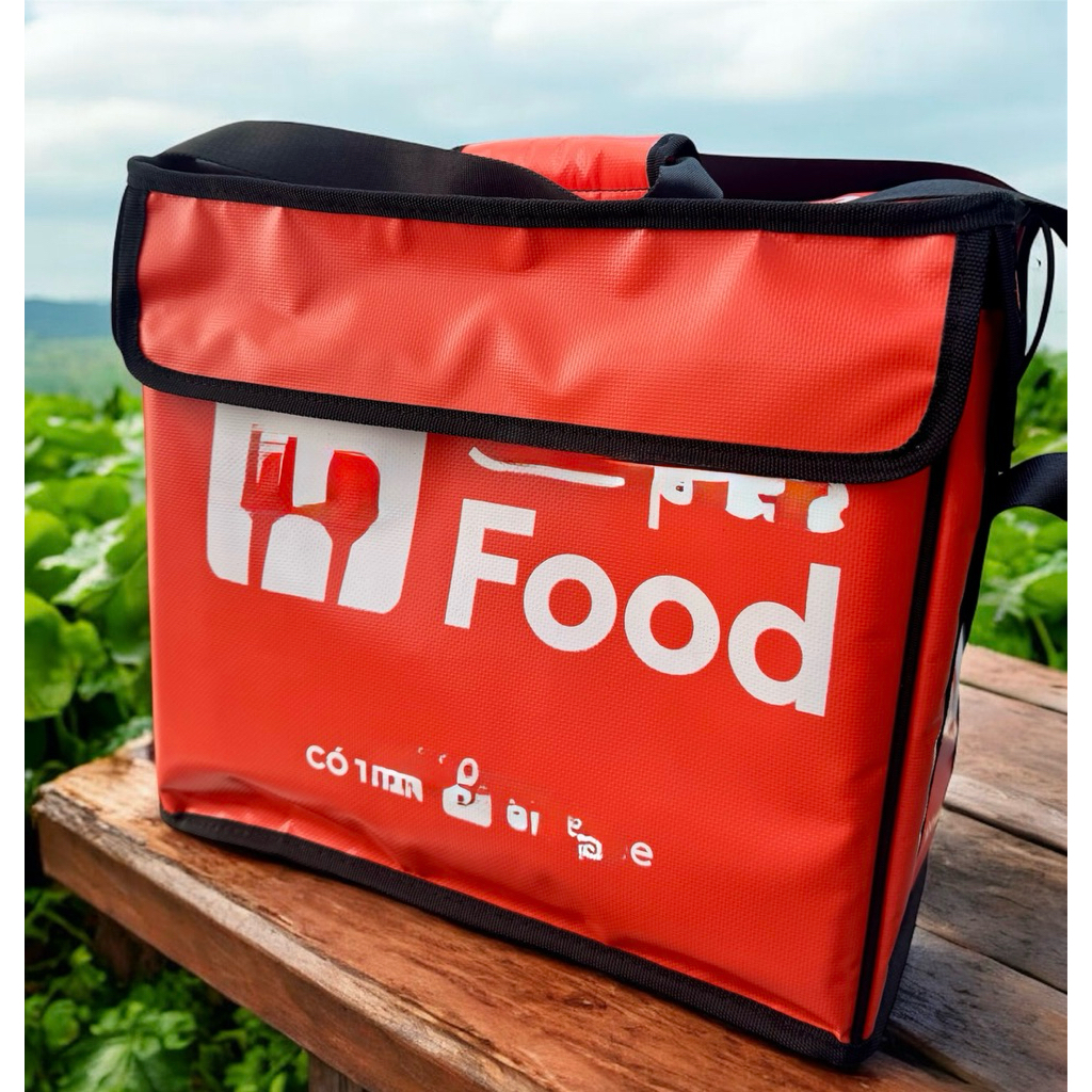 Túi 👜 giữ nhiệt Sp food 🍱  màu cam ( dung tích 20 lít ) túi giao hàng chống nước