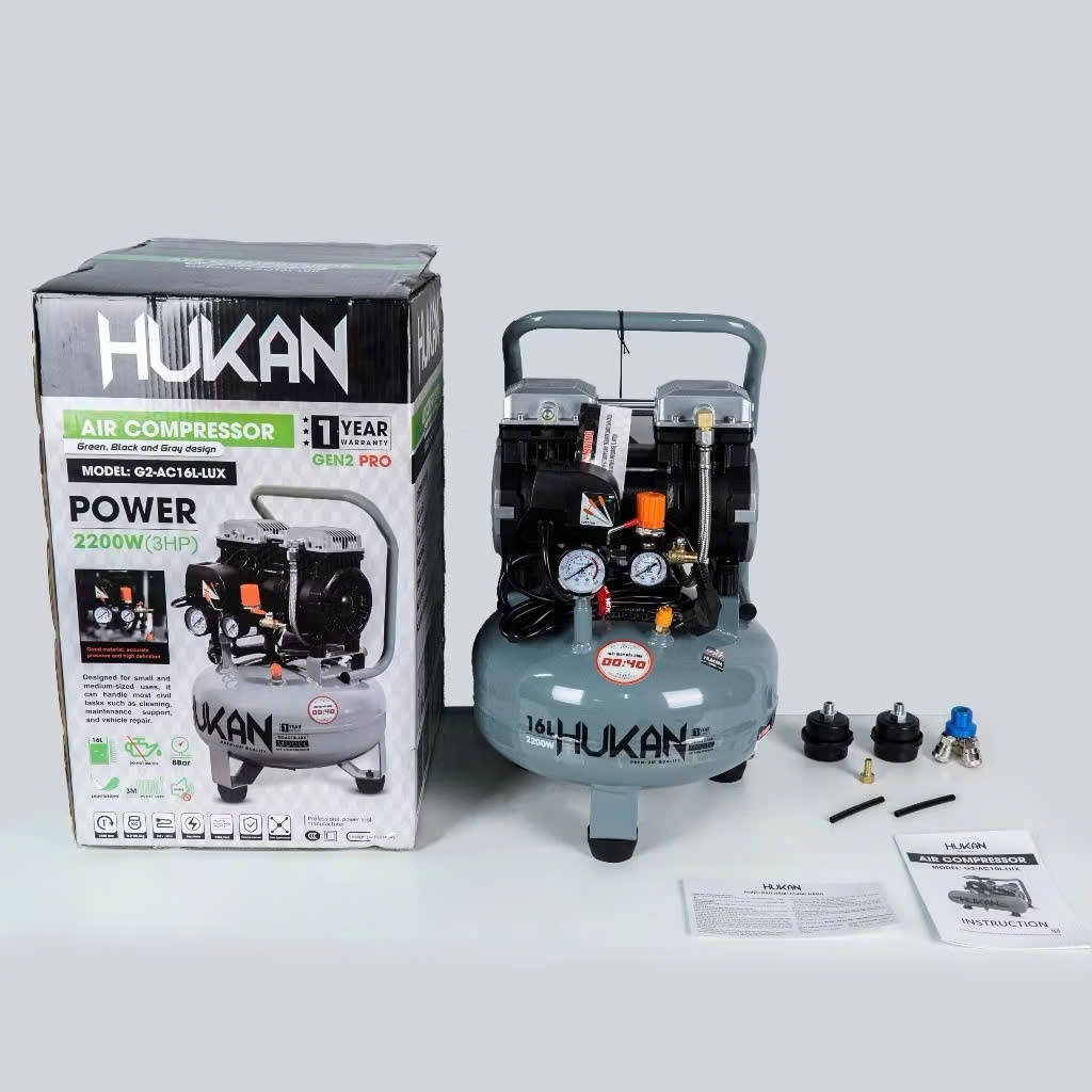 Máy nén khí không dầu 16L (GEN2 PRO) G2-AC16L-LUX