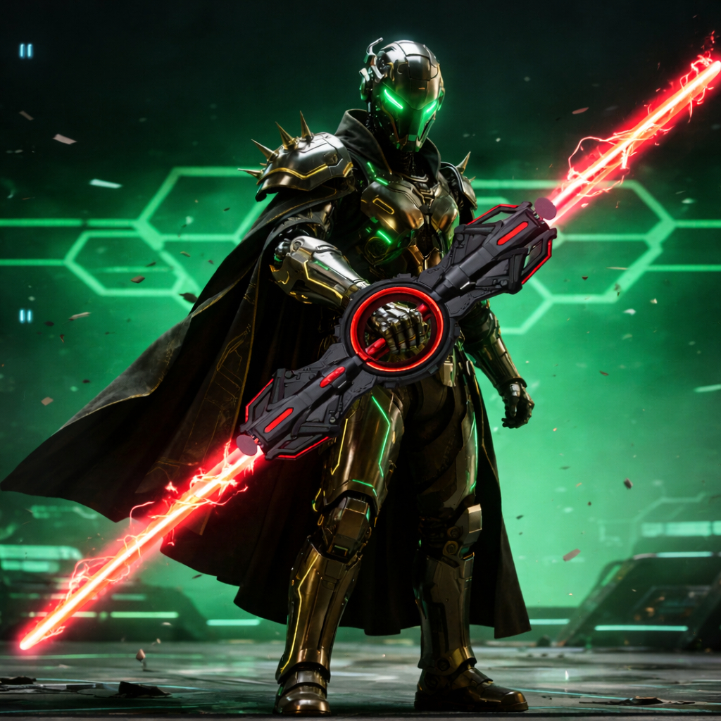 [RẺ VÔ ĐỊCH] Kiếm Ánh Sáng Lazer Xoay Vô Cực Bung 2 Đầu Đổi Màu Ánh Sáng - Cosplay Siêu Ngầu - Âm Th