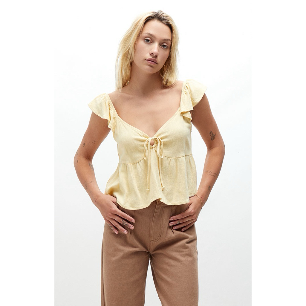 Croptop babydoll Pacsun