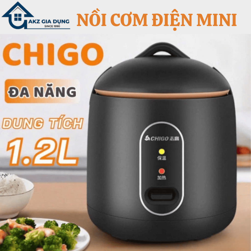 Nồi Cơm Điện Chính Hãng Chigo, Nồi Lấu Đa Năng, Nấu Cơm, Hầm Cháo, Hấp Xào Luộc Siêu Tiện Lợi