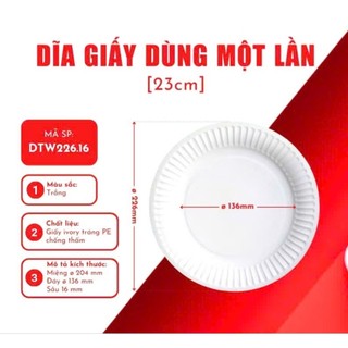 [Lôc 50] Đĩa dùng 1 lần đủ size - SHOP SỈ 2903