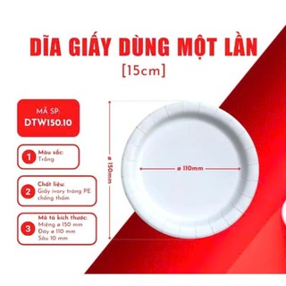 [Lôc 50] Đĩa dùng 1 lần đủ size - SHOP SỈ 2903