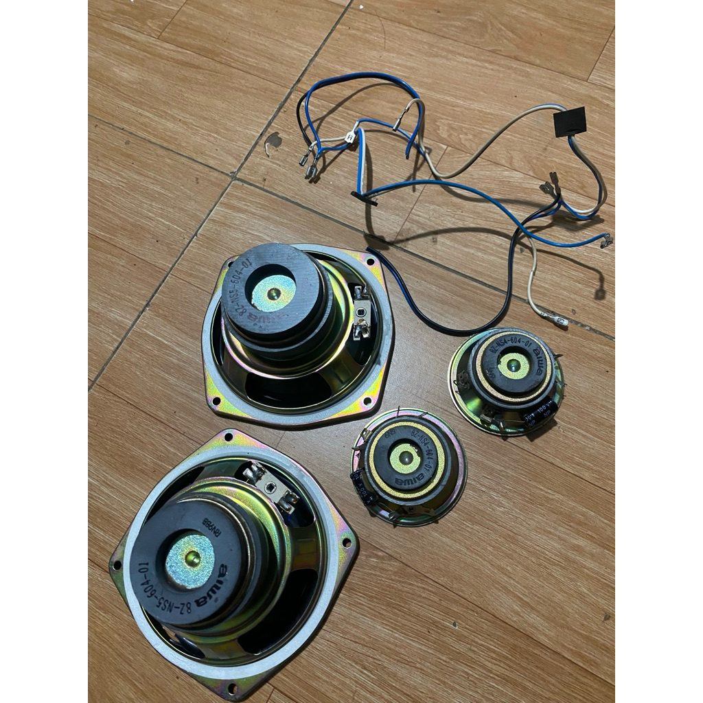 bộ loa kenwod 2 treb 2 bass tháo thùng về phục hồi